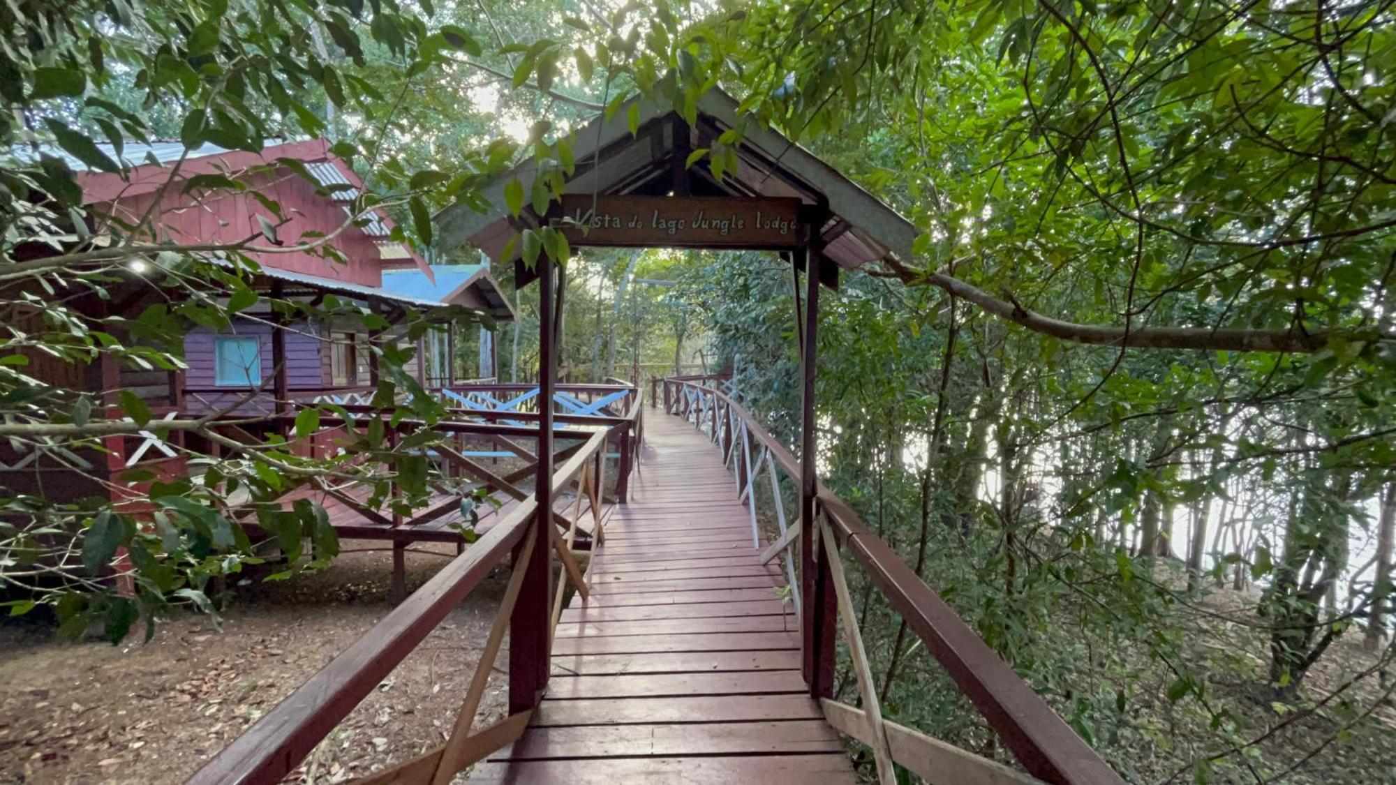 Vista Do Lago Jungle Lodge Cajual Buitenkant foto